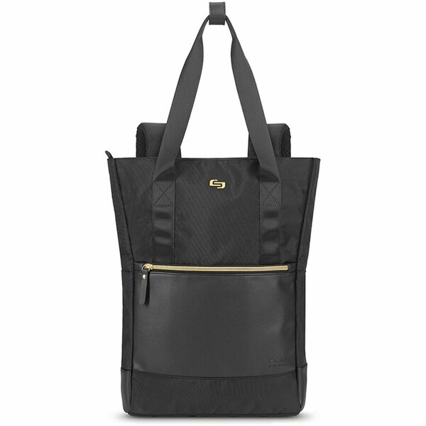Solo New York Parker Laptop Tote Bag, Fits 15.'' Laptops, 16'' x 15'' x 4.5'', Black - EXE8014
