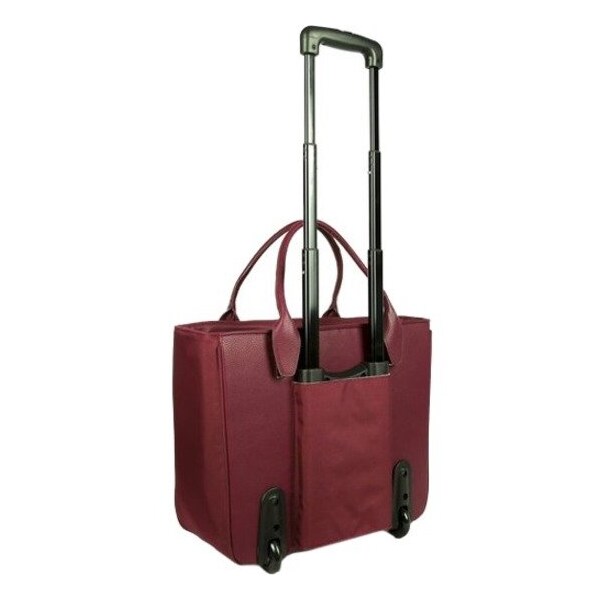 Francine Collections Ltd FLORENCE ROLLER & TOTE BURGUNDY - FLORLRT-02