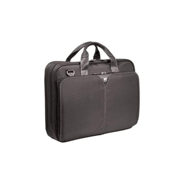 Mobile Edge - PREMIUM NYLON LAPTOP BRIEFCASE - 16IN/17IN MAC   BLACK, 1680D BALLI - MEBCNP1