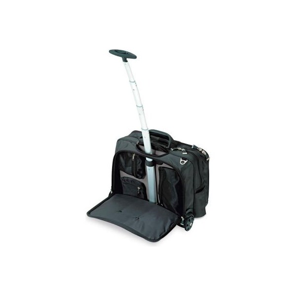 Kensington Kensington Contour Roller Laptop Case, Nylon, 17-1/2 x 9-1/2 x 13, Black - 62348