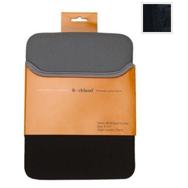 Fox Luggage Inc Fox Luggage BF18-Black 8" x 11" Neoprene iPad Sleeve - Black - BF18-BLACK