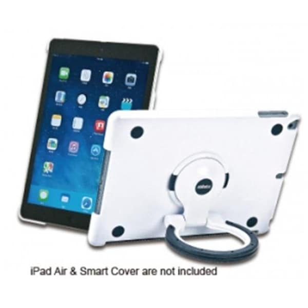 Aidata Corp Co Ltd Aidata USA ISP102WB White iPad Air Stand  (White/Black Ring) for iPad Air - ISP102WB