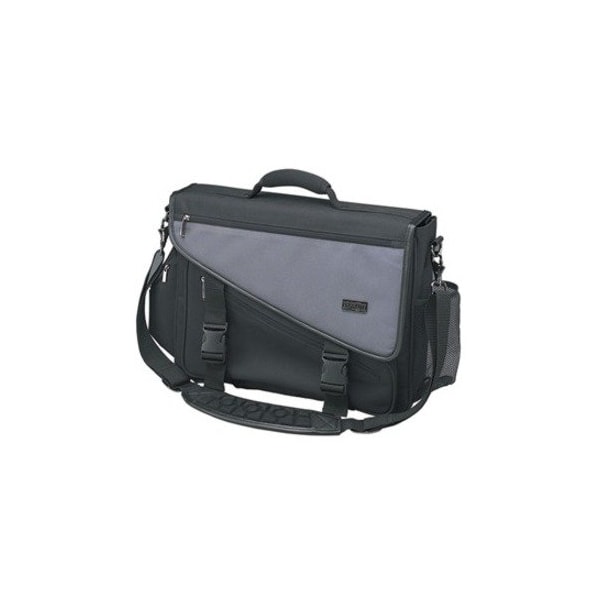 Tripp Lite Tripp Lite by Eaton Profile Notebook Brief - Top-loading - Nylon - Charcoal Gray, Black - NB1001BK