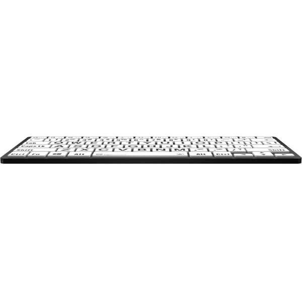 Logickeyboards XLPRINT BLUETOOTH BLK ON WHT P - LKB-LPBW-BTPC-US