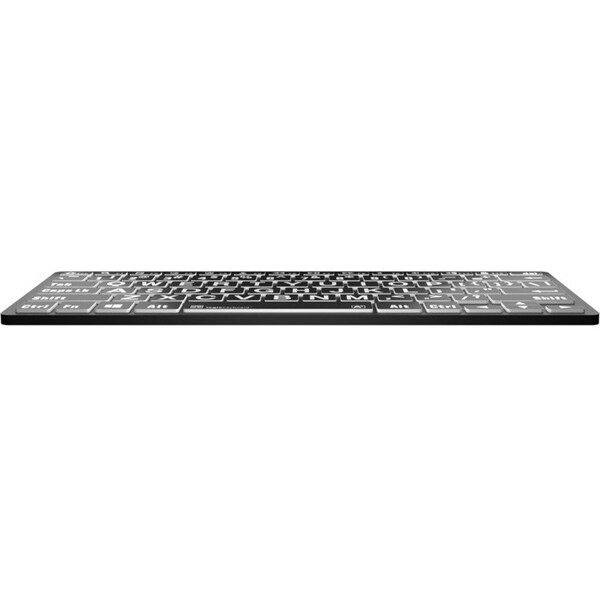 Logickeyboards XLPRINT BLUETOOTH WHT ON BLK U - LKB-LPWB-BTPC-US