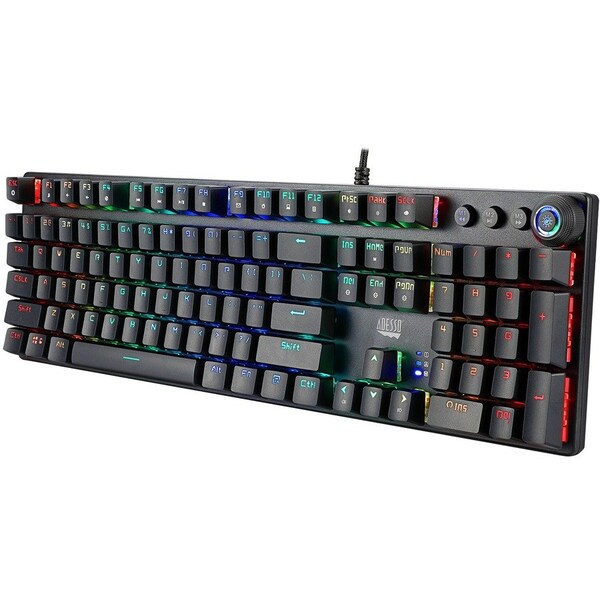 Adesso MECHANICAL ILLUMINATED RGB DES - AKB-650EB