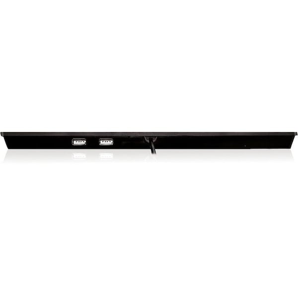 Adesso SlimTouch Mini USB Kyb w Hubs, AKB510HB - AKB510HB