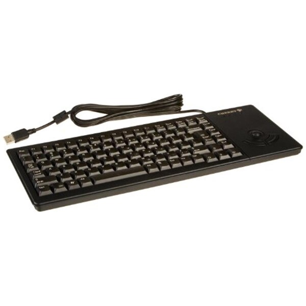 Virtual 15 in. Mini Slim Trackball Keyboard - Black - VI3538628