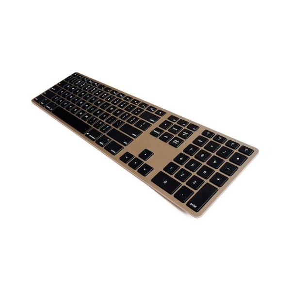 Matias Matias FK418BTG Wireless Aluminum Keyboard - Gold - FK418BTG