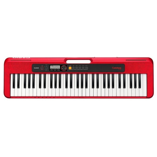 Casio RED 61-Key Portable Design Keyboard easy to use for everyone Large range of features Dance Music Mo - CTS200RED