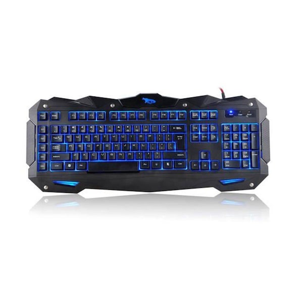 Imicro Cobra 110-Key Wired USB LED Backlit Gaming Keyboard, Black - IM331970