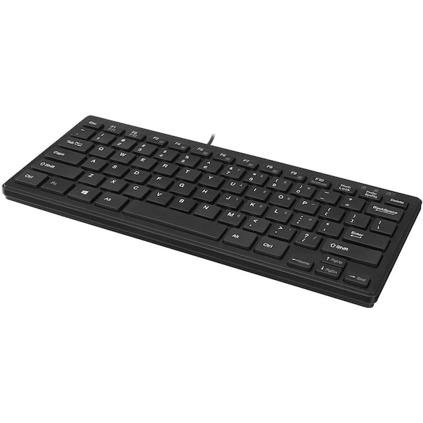 Adesso SLIMTOUCH MINI USB KEYBOARD , SPACE SAVING 11.25 WIDE, 78 KEYS WITH AN EM - AKB-111UB