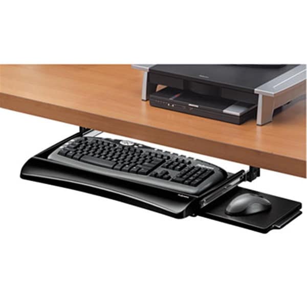 Fellowes Fellowes 9140303 Keyboard Drawer- 20 x 7-3/4- Black/Silver - 9140303