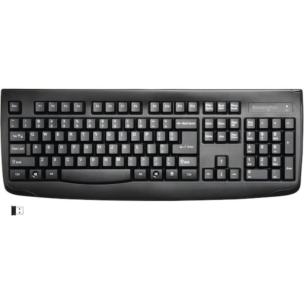 Kensington PRO FIT WIRELESS KEYBOARD - QWERTY - INPUT DEVICE / KEYS QTY: 104 - WIRELESS - B - K72450USA