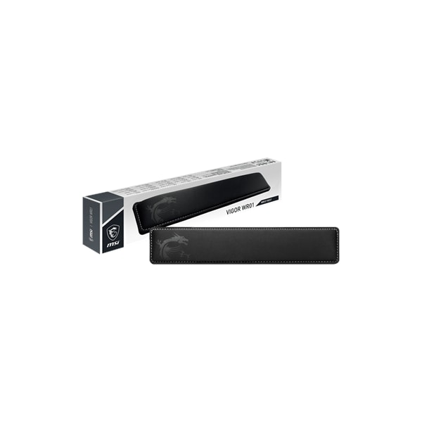 Msi Wrist Rest - 0.98" x 17.01" x 3.39" Dimension - Black - Anti-slip - VIGORWR01