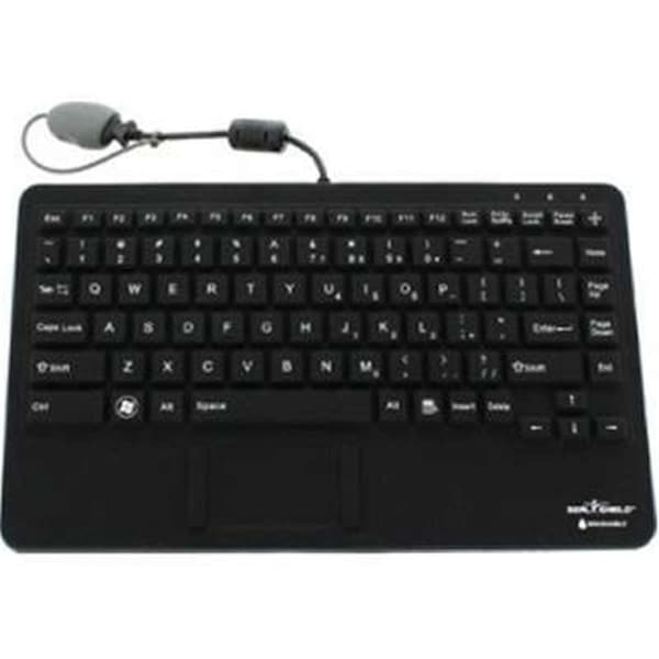 Skilledpower Touch Silicone All-In-One Keyboard with Built-In Touchpad Pointing Device - White - SK3213624