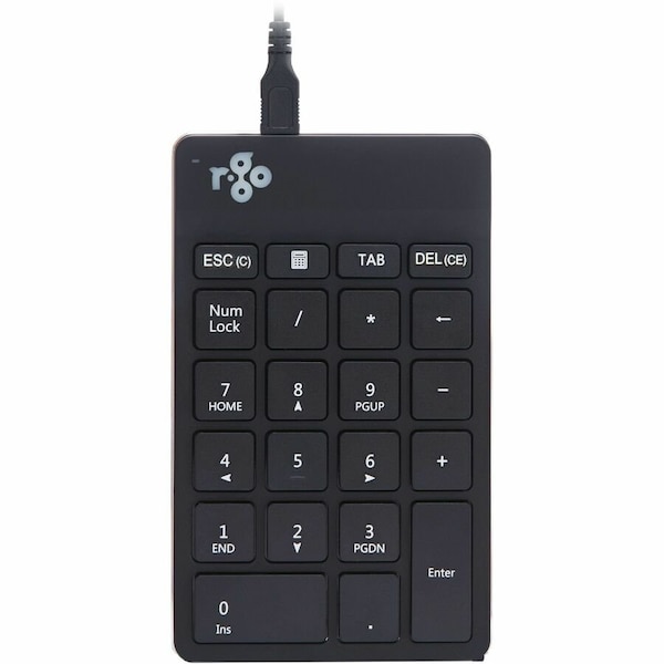 R-Go R-Go Numpad Break, numeric keyboard with break software, wired, black - R Go Numeric keyboard - RGOCONMWDBL
