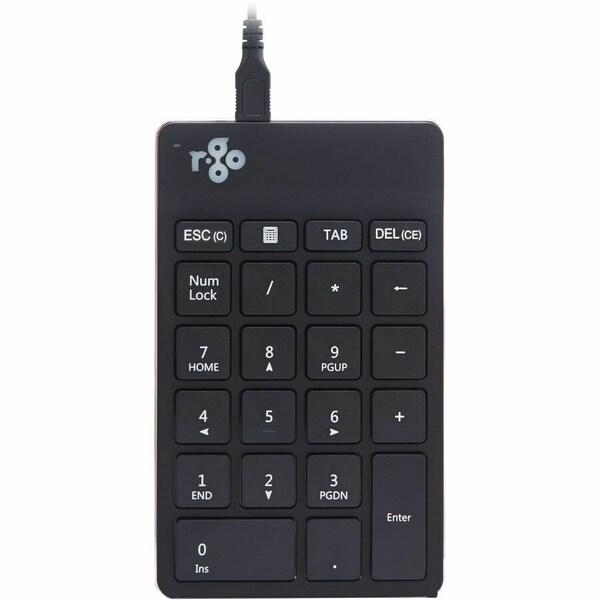 R-Go R-Go Numpad Break, numeric keyboard with break software, wired, black - R Go Numeric keyboard - RGOCONMWDBL