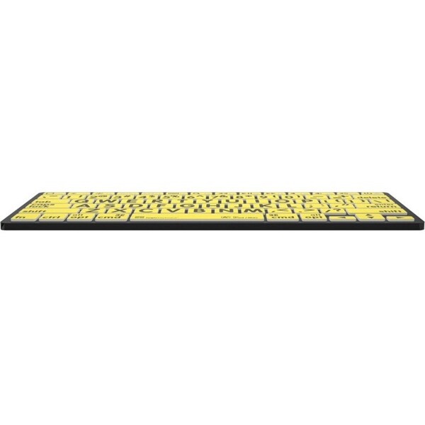 Logickeyboards XLPRINT BLUETOOTH BLK ON YLW U - LKBU-LPBY-BTON-US