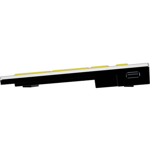 Logickeyboards XLPRINT PC SLIM LINE BLK ON YL - LKBU-LPRNTBY-AJPU-US