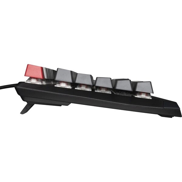 Visiontek KR1 Yes Gaming Keyboard, Cable Connectivity, USB Type A Interface, RGB LED, Black w/ Olive Aluminum - 901540