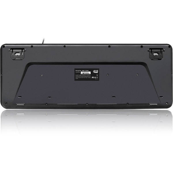 Adesso DESKTOP MULTIMEDIA USB KEYBOARD WITH BUILTIN 3 PORTS USB HUB  CONVENIENT - AKB-132HB