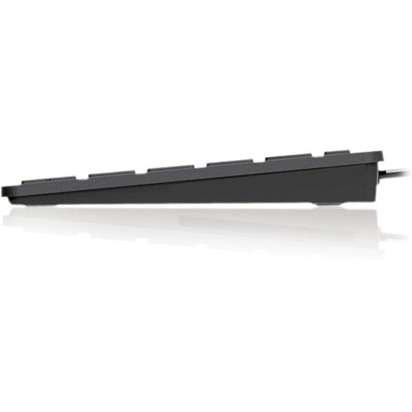 Adesso SLIMTOUCH 11.25 INCH WIDE MINI MULTIMEDIA KEYBOARD WITH 2 USB HUBS , SCISS - AKB-510HB