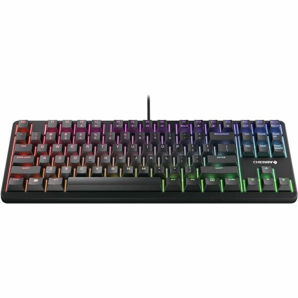 Cherry Americas MX SILENT RED SWITCHES, RGB, 86+1 KEY US ENGLISH LAYOUT, LASERED KEYCAPS - G80-3833LWBUS-2
