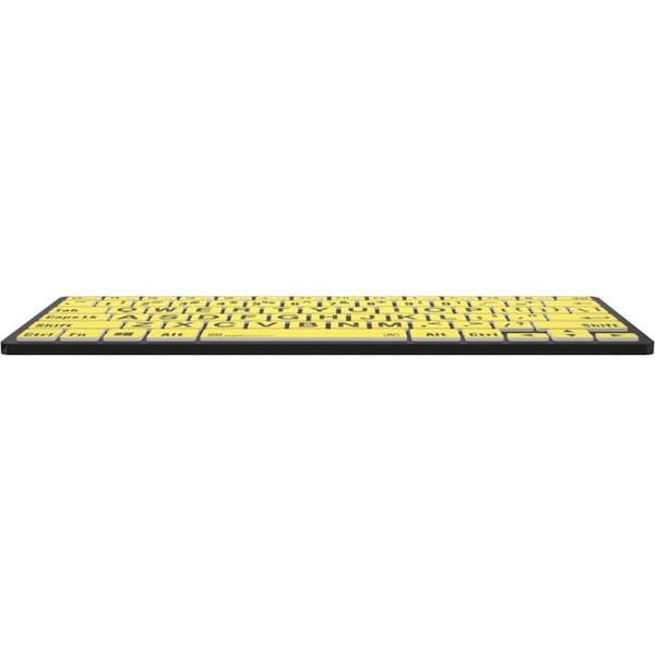 Logickeyboards XLPRINT BLUETOOTH BLK ON YLW P - LKB-LPBY-BTPC-US