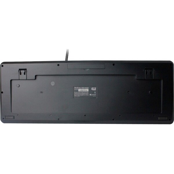 Adesso Adesso SofTouch AKB-440UB Keyboard - USB - 104 Keys - Chrome - AKB-440UB