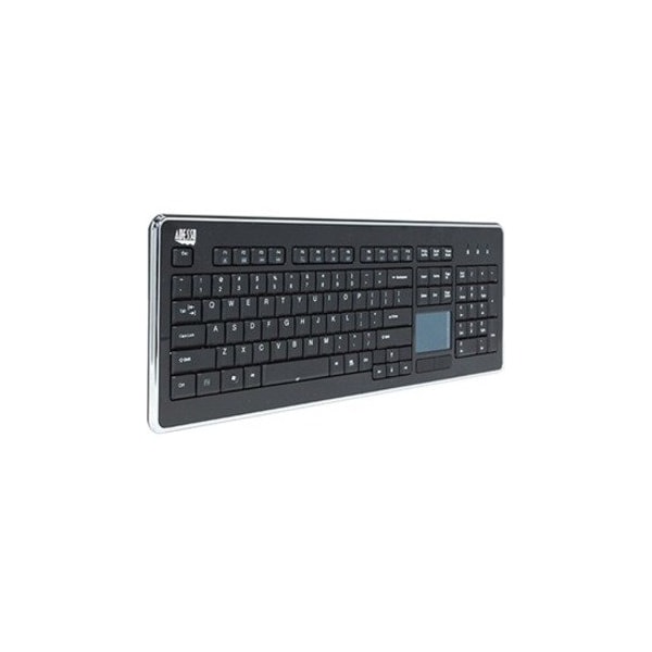 Adesso Adesso SofTouch AKB-440UB Keyboard - USB - 104 Keys - Chrome - AKB-440UB
