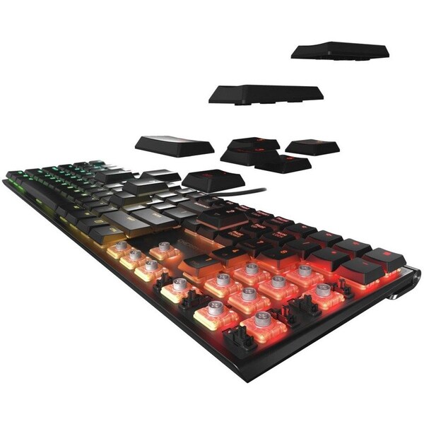 Cherry Americas MX LOW PROFILE SPEED SWITCHES, RGB, 104+4 KEY US ENGLISH LAYOUT, LASERED KEYCAPS - G8A-25010LVBUS-2