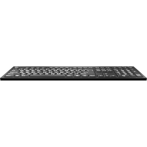 Logickeyboards XLPRINT NERO PC WHT ON BLK US - LKBU-LPWB-BJPU-US