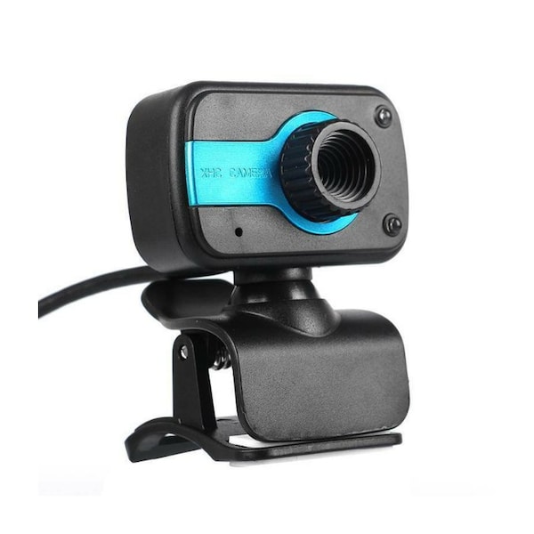Sanoxy HD Webcam USB Computer Web Camera For PC Laptop Desktop Video Cam W/ Microphone - SANOXY-WBCM-BLKBLU
