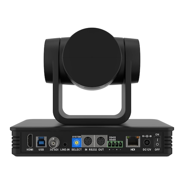 Bzbgear Universal 1080P FHD PTZ 30X NDI/HDMI/SDI/USB 3.0 RS232/485 Live Streaming Camera Black - BG-UPTZ-ND30X-B