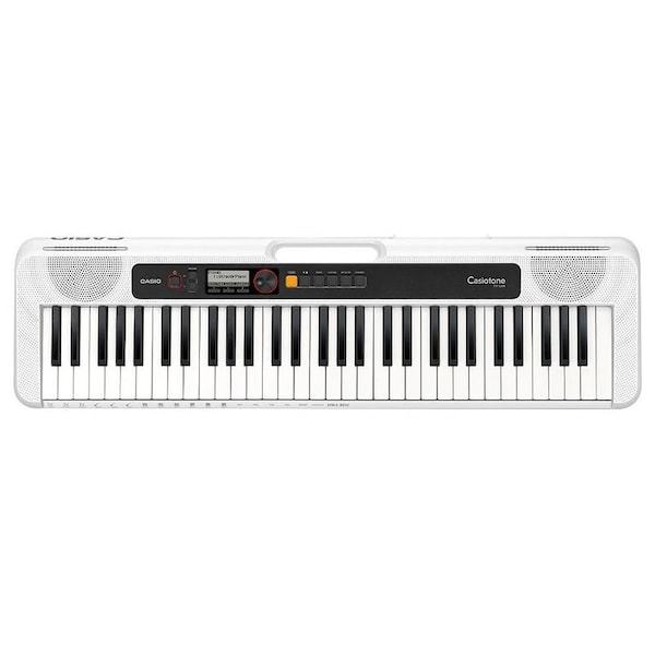 Casio WHITE 61-Key Portable Design Keyboard easy to use for everyone Large range of features Dance Music - CTS200WHITE