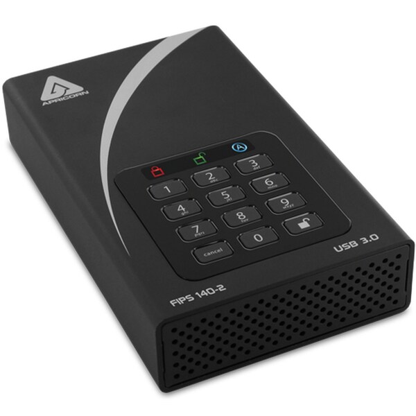 Apricorn 6Tb Aegis Padlock Dt, ADT-3PL256F-6000 - ADT-3PL256F-6000