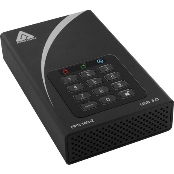 Apricorn 6Tb Aegis Padlock Dt, ADT-3PL256F-6000 - ADT-3PL256F-6000