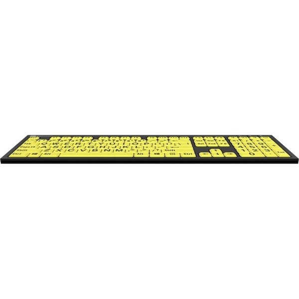 Logickeyboards XLPRINT NERO PC BLK ON YLW US - LKBU-LPBY-BJPU-US