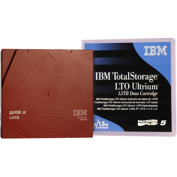 Ibm Storage Media Tape, Lto, Ultrium-5, 1.5Tb/3.0Tb - 46X1290