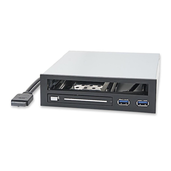 Nextgen 5.25 in. Bay Drive Adapter for Slim Optical Drive for 2.5 in. SATA III HDD & SDD w/2 USB 3.0 Port - NE539093