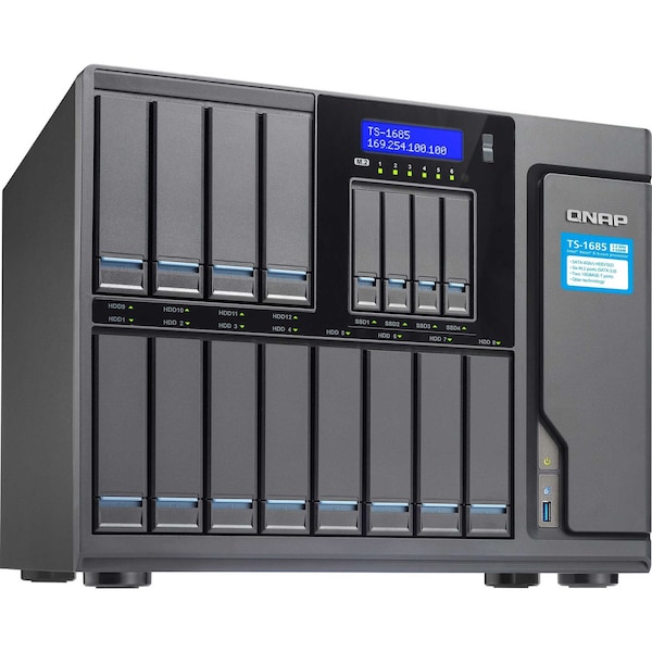Qnap Qnap 12 (+4) Bay High-Capacity, TS-1685-D1521-32G-550W-US - TS-1685-D1521-32G-550W-US