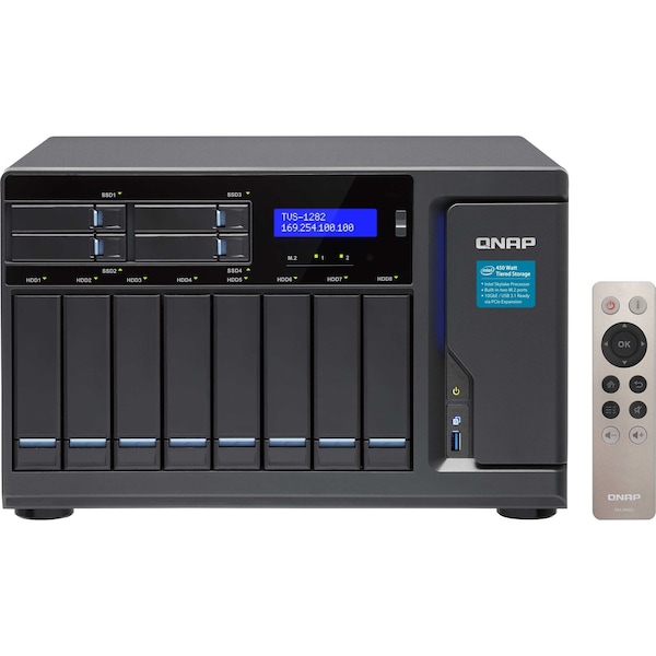 Qnap Qnap High Performance 12 Bay (, TVS-1282-I7-64G-450W-US - TVS-1282-I7-64G-450W-US