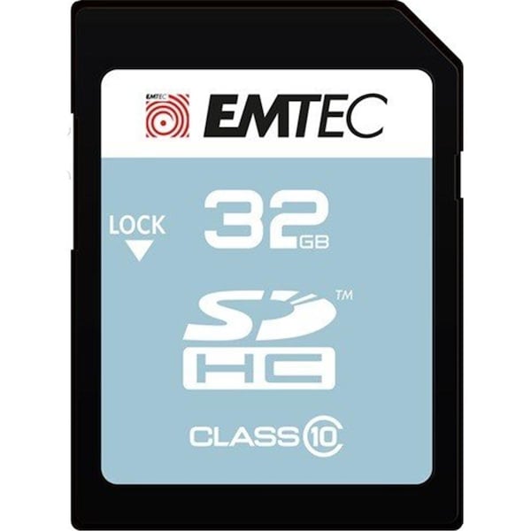 Emtec 32 GB Class 10 Classic SDHC Memory Card - EM96328