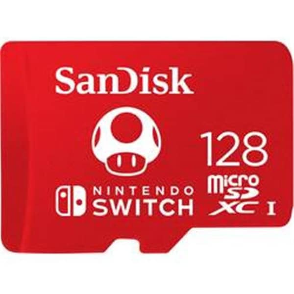Western Digital WDT SDSQXAO-128G-GNCZN 128 GB SanDisk MicroSDXC UHS-I Memory Card for Nintendo Switch - SDSQXAO-128G-GNCZN