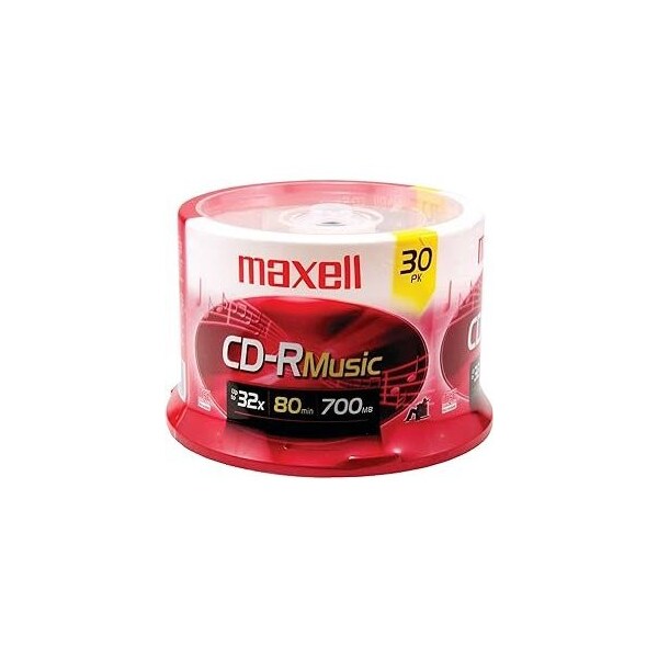 Maxell Blank Media/Optical Disc, 30PK - 625335