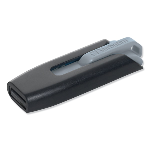 Verbatim Store 'n' Go V3 USB 3.0 Drive, 8 GB, Black/Gray - 49171