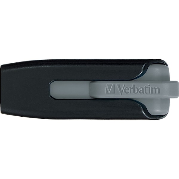Verbatim Store 'n' Go V3 USB 3.0 Drive, 8 GB, Black/Gray - 49171