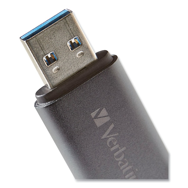Verbatim Store 'n' Go Dual USB 3.0 Flash Drive for Apple Lightning Devices, 32 GB, Graphite - 49300