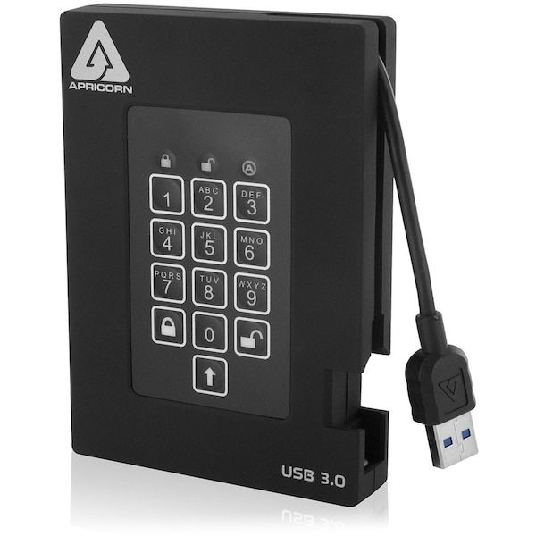 Apricorn 1Tb Fortress Fips Por - A25-3PL256-1000F